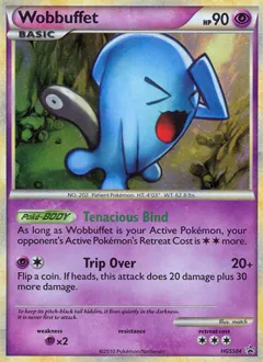 HGSS Black Star Promos Wobbuffet Pokémon card